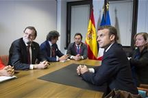 El presidente del Gobierno, Mariano Rajoy, y el presidente de la República Francesa, Emmanuel Macron (Foto: Consejo Europeo)