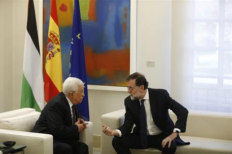 20/11/2017. Rajoy recibe al presidente de Palestina. El presidente del Gobierno, Mariano Rajoy, y el presidente de Palestina, Mahmoud Abbas,...