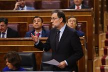 Rajoy, en la sesión de control al Gobierno