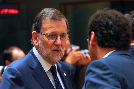 23/06/2017. Mariano Rajoy asiste al Consejo Europeo. El presidente del Gobierno, Mariano Rajoy, antes del comienzo de la segunda jornada de ...