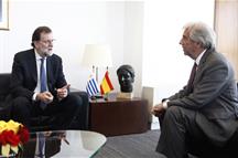 Encuentro entre Mariano Rajoy y Tabaré Vázquez (Foto: Pool Moncloa)
