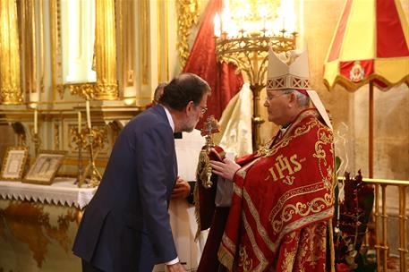 27/12/2017. Rajoy visita la Basílica de la Vera Cruz. El presidente del Gobierno, Mariano Rajoy, durante su visita a la Basílica de la Vera ...