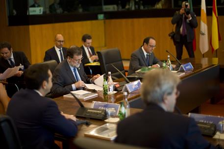 28/01/2017. Cumbre de Jefes de Estado y de Gobierno de Países Mediterráneos de la UE. El presidente del Gobierno, Mariano Rajoy, participa e...