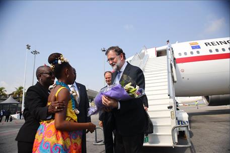 29/11/2017. Rajoy asiste a la Cumbre Unión Africana-Unión Europea. El presidente del Gobierno, Mariano Rajoy, a su llegada a Abiyán para asi...