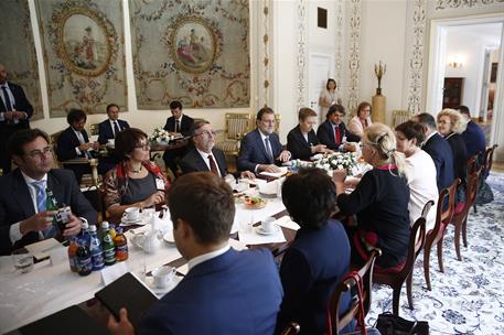 30/06/2017. XII Cumbre polaco-española. El presidente del Gobierno, Mariano Rajoy, y la primera ministra polaca, Beata Szydlo, reunidos con ...
