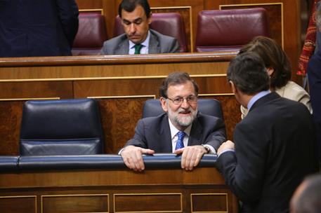 31/05/2017. Rajoy asiste a las votaciones de los Presupuestos Generales del Estado. El presidente del Gobierno, Mariano Rajoy, asiste a las ...
