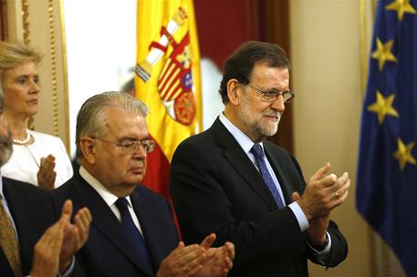 27/06/2017. Rajoy asiste al homenaje a víctimas del terrorismo. El presidente del Gobierno, Mariano Rajoy, junto al presidente del Tribunal ...