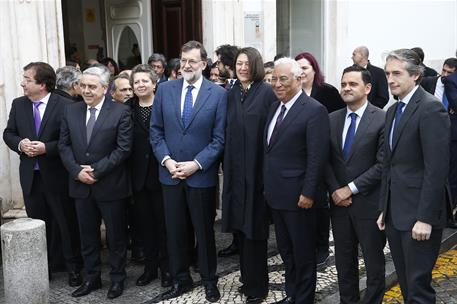 5/03/2018. Viaje del presidente del Gobierno a Elvas (Portugal). El presidente del Gobierno, Mariano Rajoy, junto a la comisaria Europea de ...