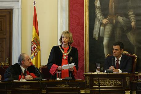 5/07/2018. Sánchez preside la toma de posesión de la nueva presidenta del Consejo de Estado. La presidenta del Consejo de Estado, Mª Teresa ...