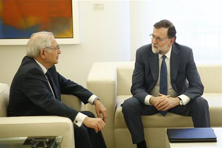 6/03/2018. Mariano Rajoy recibe a Juan José Imbroda en La Moncloa. El presidente del Gobierno, Mariano Rajoy, recibe al presidente de la Ciu...