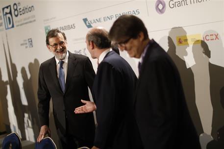 9/01/2018. Rajoy inaugura el foro Spain Investors Day. El presidente del Gobierno, Mariano Rajoy, durante el acto de inauguración del foro S...
