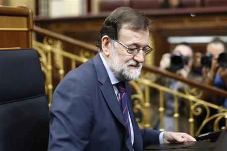 9/05/2018. Rajoy asiste a la sesión de control al Gobierno en el Congreso. El presidente del Gobierno, Mariano Rajoy, en el Congreso de los ...