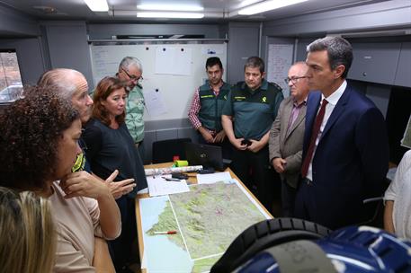 10/10/2018. El presidente del Gobierno visita la zona afectada por las inundaciones de Mallorca. El presidente del Gobierno, Pedro Sánchez, ...