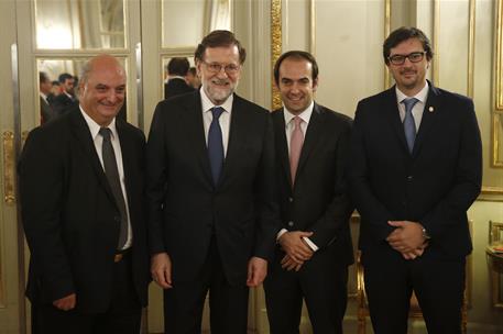 11/04/2018. Viaje del presidente Mariano Rajoy a Argentina. Segunda jornada. El presidente del Gobierno, Mariano Rajoy, momentos antes de re...