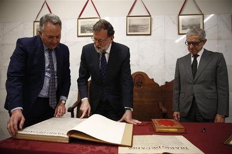 11/05/2018. Rajoy asiste en Cádiz al Foro Joly Andalucía. El presidente del Gobierno, Mariano Rajoy, junto al presidente del Grupo Joly, Jos...