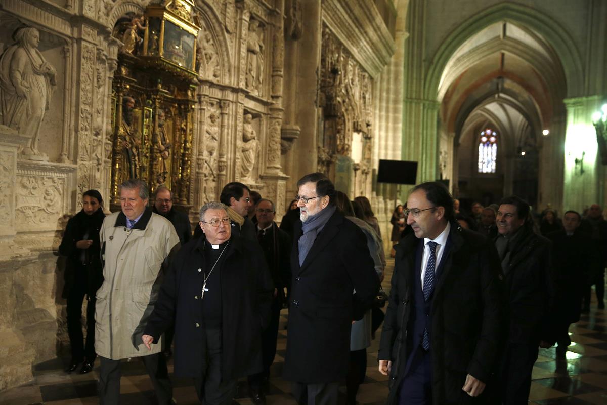 13/02/2018. Rajoy presenta el Año Europeo del Patrimonio Cultural. El presidente del Gobierno, Mariano Rajoy, acompañado por el ministro de ...