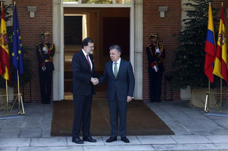 13/05/2018. Rajoy recibe al presidente de Colombia. El presidente del Gobierno, Mariano Rajoy, recibe en La Moncloa al presidente de Colombi...