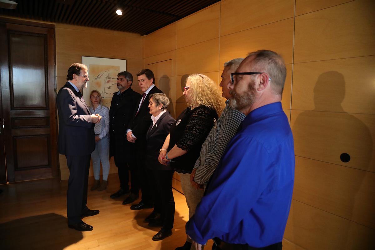 15/03/2018. Rajoy se reúne con la plataforma por la prisión permanente revisable. El presidente del Gobierno, Mariano Rajoy, se reúne con re...