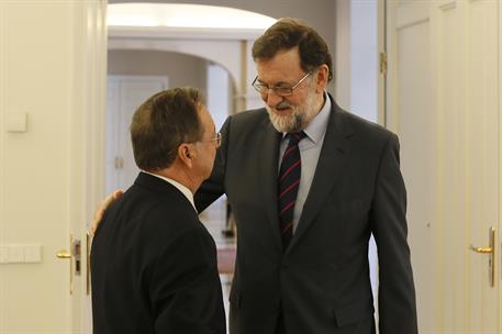 15/03/2018. Rajoy recibe al presidente de la Ciudad Autónoma de Ceuta. El presidente del Gobierno, Mariano Rajoy, recibe al presidente de la...