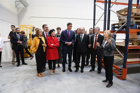 16/10/2018. Sánchez visita el Centro de Innovación de Formación Profesional. El presidente del Gobierno, Pedro Sánchez, durante su visita al...