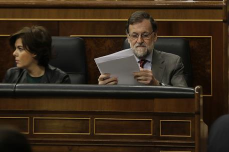 21/03/2018. Rajoy asiste a la sesión de control al Gobierno en el Congreso. El presidente del Gobierno, Mariano Rajoy, en el Congreso de los...