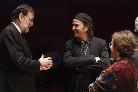 24/01/2018. Rajoy asiste a la presentacion del proyecto "El español, lengua global". El presidente del Gobierno, Mariano Rajoy, y la vicepre...