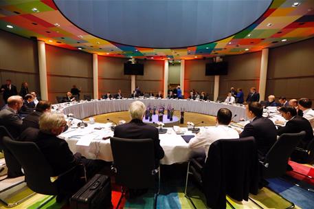 10/04/2019. Consejo Europeo Extraordinario sobre el Brexit. Los jefes de Estado y de Gobierno de la Unión Europea, durante la reunión del Co...