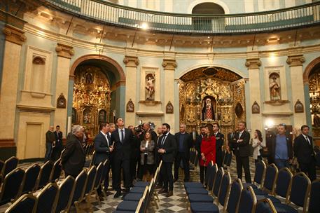 25/03/2019. Viaje del presidente del Gobierno a Cádiz. El presidente del Gobierno, Pedro Sánchez, durante su visita al Oratorio de San Felipe Neri.