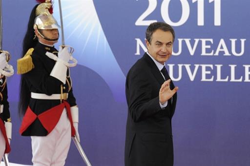 3/11/2011. El presidente asiste a la Cumbre del G-20. El presidente del Gobierno, José Luís Rodríguez Zapatero, asiste en la localidad franc...