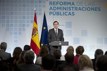 Rajoy presenta el Informe de la Comisión para la Reforma de las Administraciones Públicas