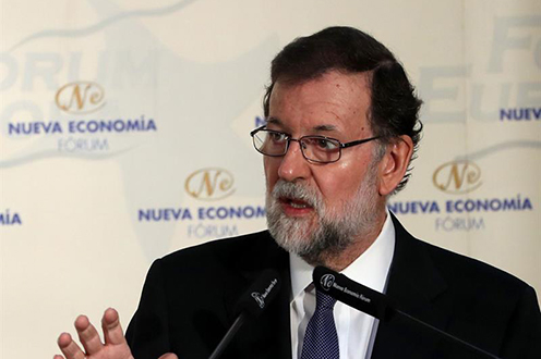 Rajoy presenta a Cifuentes en el Nuea Economía Fórum