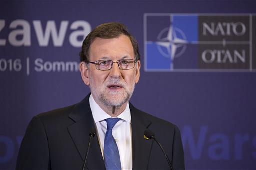 El presidente del Gobierno, Mariano Rajoy, en la Cumbre de la OTAN del año 2016 (Foto: Archivo)