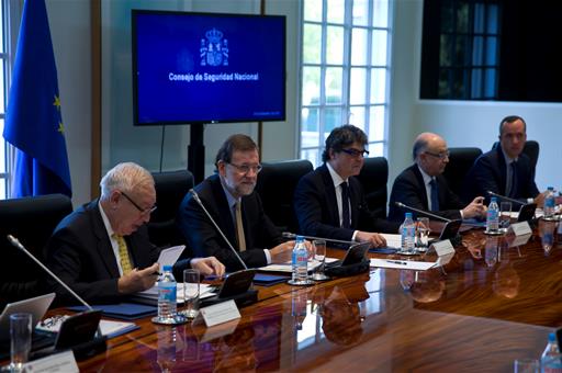 Mariano Rajoy presidiendo el Consejo de Seguridad Nacional (Foto: Archivo)