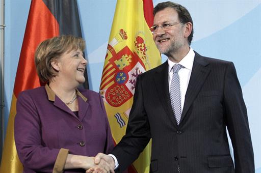 5/09/2012. Rajoy y Merkel