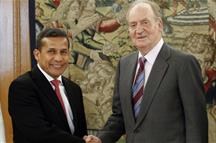Su Majestad el Rey y el presidente de Perú
