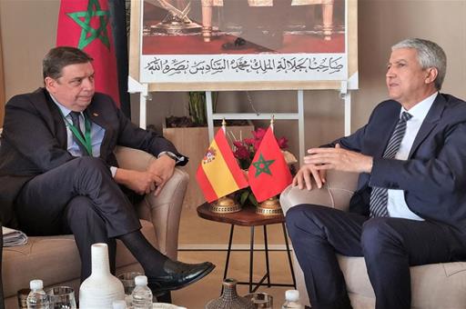 23/04/2024. Luis Planas expresses "the mutual interest of Spain and Morocco in improving the agri-food trade". Bilateral meeting between the...