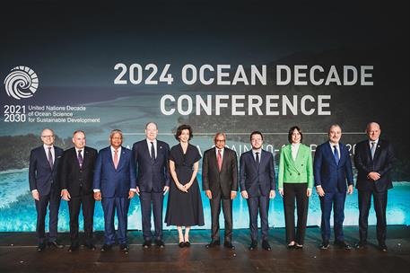 10/04/2024. Decade of the Ocean 2024 Conference. The Minister for Science, Innovation and Universitie, Diana Morant, spoke in Barcelona at t...