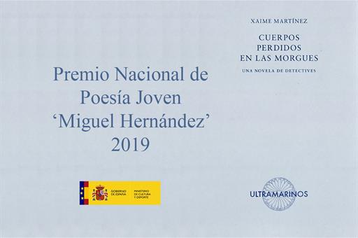 Xaime Martínez, galardonado con el Premio Nacional de Poesía Joven ‘Miguel Hernández’ 2019