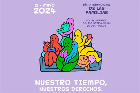 Cartela del Día Internacional de las Familias
