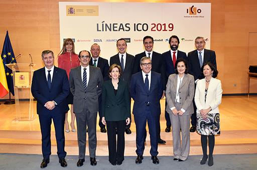 Firma de los convenios de colaboración de las Líneas ICO 2019