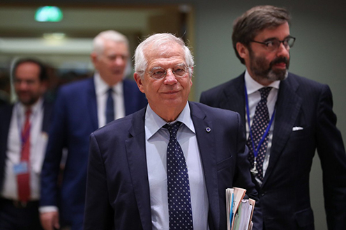 Josep Borrell, ministro de Asuntos Exteriores, Unión Europea y Cooperación en funciones