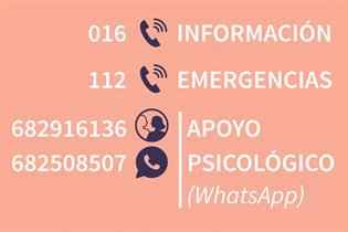 Teléfonos de información, emergencias y apoyo psicológico