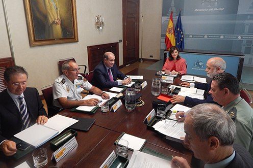 10/08/2018. Reunión de la mesa de evaluación del Plan Especial de Seguridad del Campo de Gibraltar