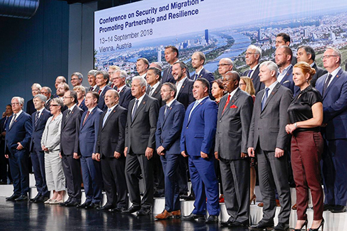 Asistentes a la Conferencia de Seguridad y Migración