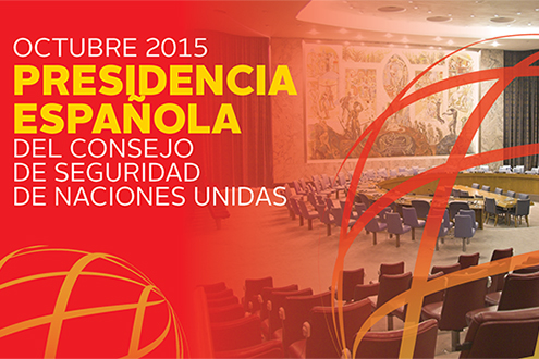 3/10/2015. Presidencia española del Consejo de Seguridad de NU. Octubre 2015
