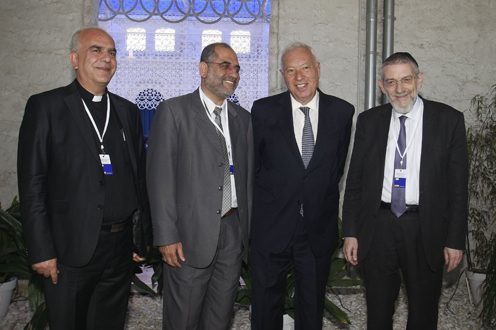 Encuentro de García-Margallo con líderes religiosos de Jerusalén (Foto: EFE)
