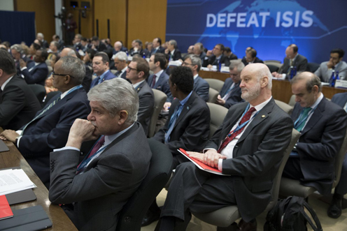 23/03/2017. Reunión de los ministros de exteriores en Washington contra Daesh.