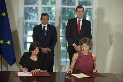 España y Perú firman un acuerdo para luchar contra el cambio climático
