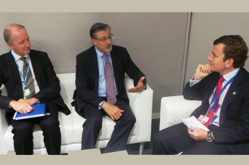 8/12/2015. El Secretario de Estado de Medio Ambiente Pablo Saavedra se reune con el Director General de IRENA.