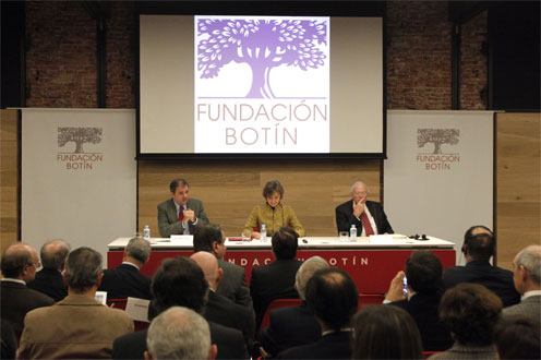 29/01/2015. García Tejerina inaugura en la Fundación Botín una jornada sobre la utilización del agua. García Tejerina inaugura en la Fundaci...